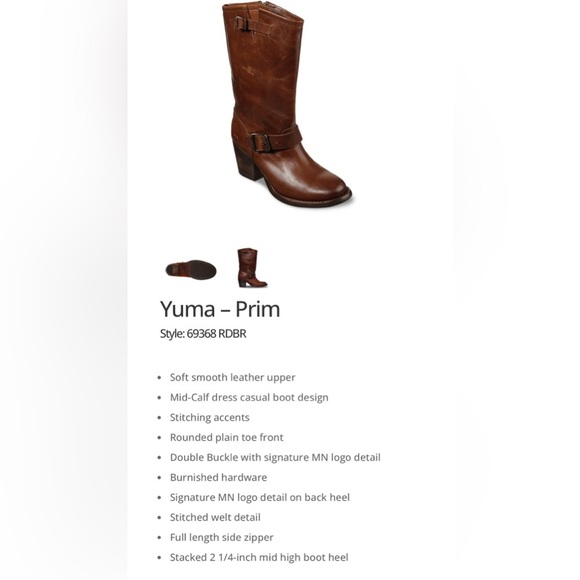 Mark Nason Yuma Prim Limited Edition Mid Calf Boots Size 8 EUC - Picture 4 of 9